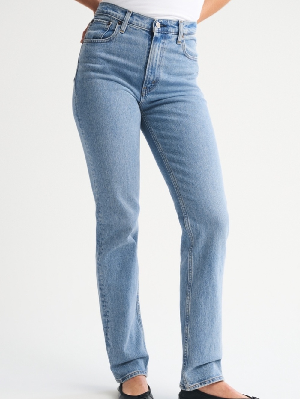 ABERCROMBIE & FITCH 90s Straight Ultra High Rise Jeans
